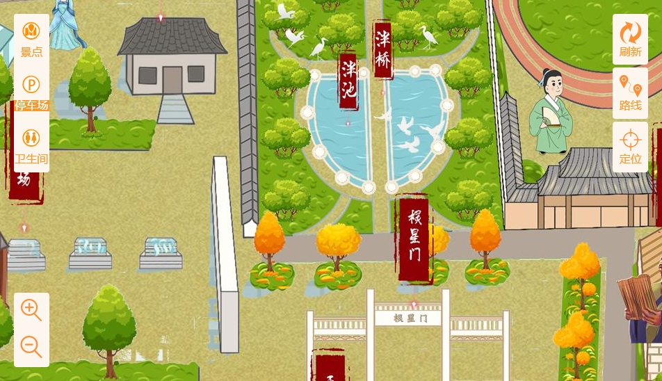 醴陵手绘地图景区语音讲解导览系统：智慧景区建设的基石